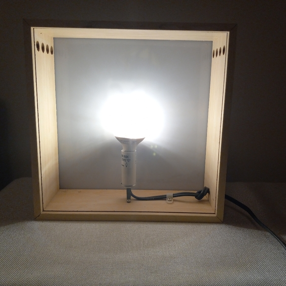 Happy Hour Tiki Electric Wood Box Sign - Picture 8 of 10